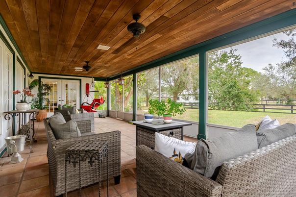 Interior, Living room, Sun Room, Wooden Ceilings