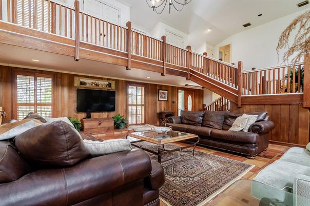 Chandelier, Interior, Living room, Recessed Lighting, Wood Texture Flooring