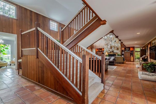 Interior, Recessed Lighting, Wooden Walls