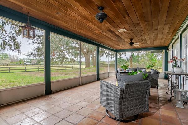 Interior, Sun Room, Wooden Ceilings