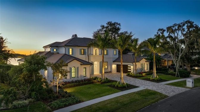 Attached, Backyard, Exterior, Facade, Mediterranean