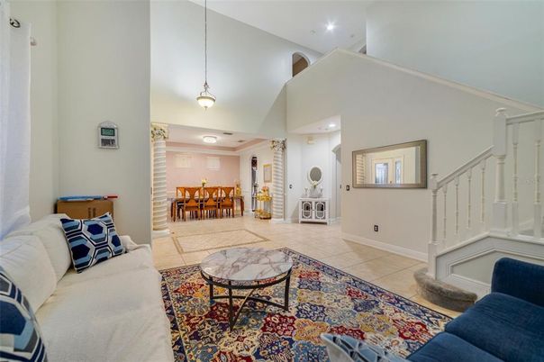 Dining room, Interior, Living room, Pendant Lights, Recessed Lighting