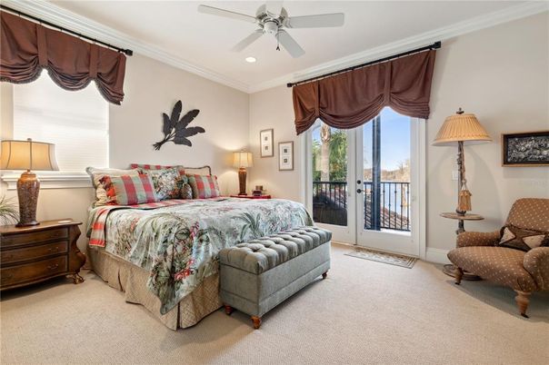 Bedroom, Interior, Recessed Lighting