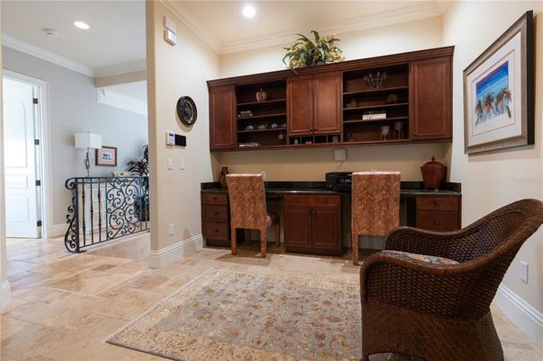 Home Office, Interior, Recessed Lighting