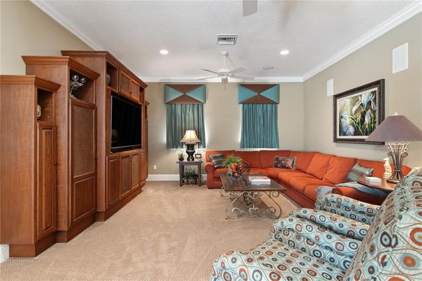 Interior, Living room, Recessed Lighting