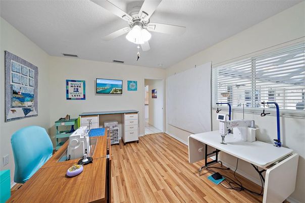 Home Office, Interior, Wood Texture Flooring