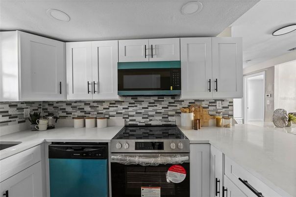 Interior, Kitchen, Recessed Lighting, Stainless Steel Appliances