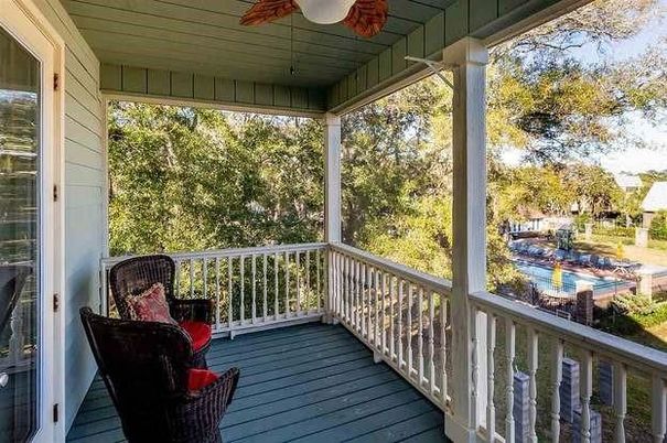 Interior, Sun Room, Wood Texture Flooring
