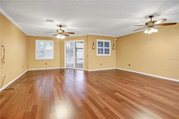 Empty room, Interior, Wood Texture Flooring