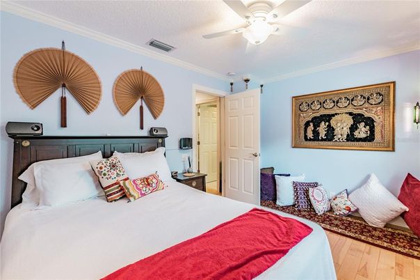 Bedroom, Interior, Wood Texture Flooring