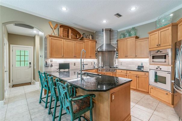 Interior, Kitchen, Recessed Lighting, Stainless Steel Appliances