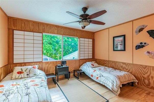 Bedroom, Interior, Wood Texture Flooring