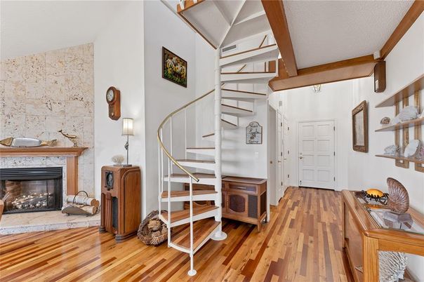 Fireplace, Interior, Wooden Beams, Wood Texture Flooring