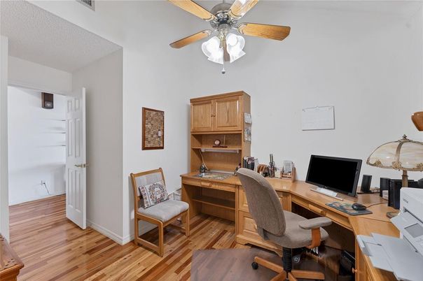 Home Office, Interior, Wood Texture Flooring