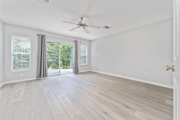 Empty room, Interior, Wood Texture Flooring