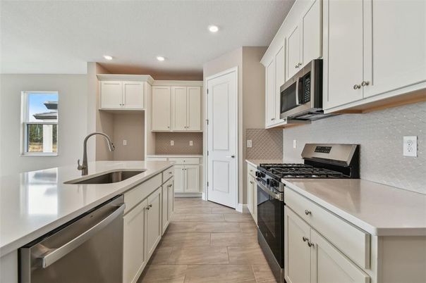 Interior, Kitchen, Recessed Lighting, Stainless Steel Appliances