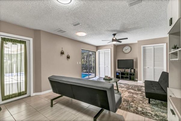Interior, Living room, Recessed Lighting