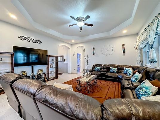 Interior, Living room, Recessed Lighting