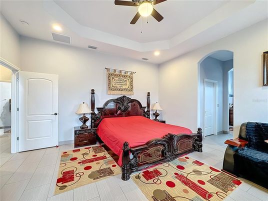 Bedroom, Interior, Recessed Lighting