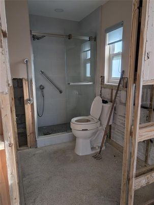 Bathroom, Glass Shower, Interior