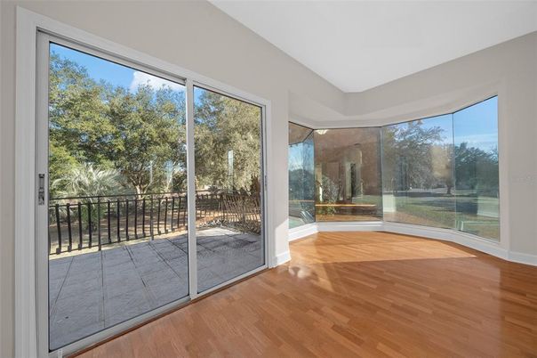 Interior, Sun Room, Wood Texture Flooring