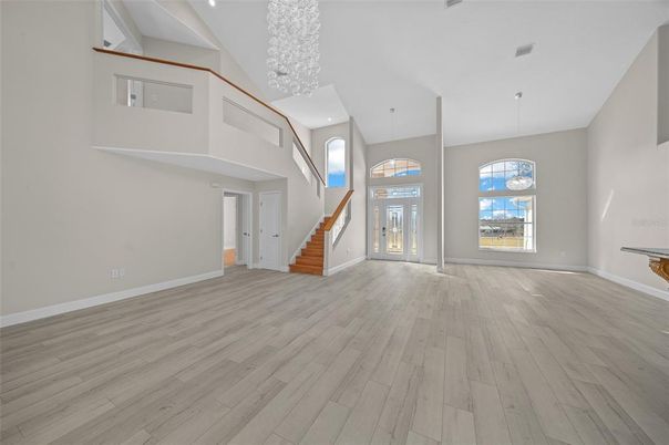 Interior, Pendant Lights, Wood Texture Flooring