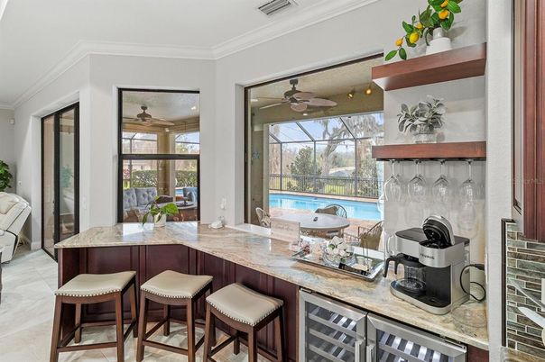 Glass Ceilings, Interior, Kitchen, Pool, Recessed Lighting, Sun Room