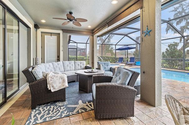 Glass Ceilings, Interior, Living room, Pool, Recessed Lighting, Sun Room