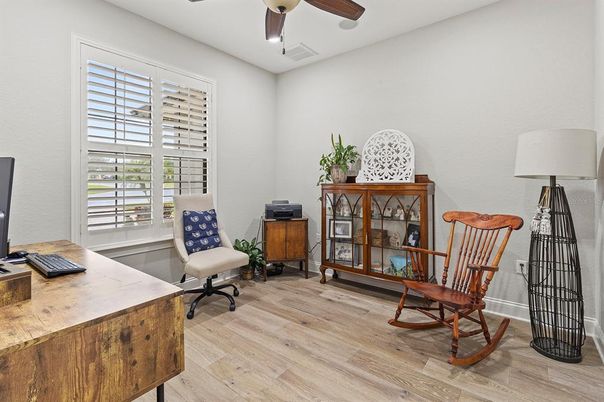 Home Office, Interior, Wood Texture Flooring