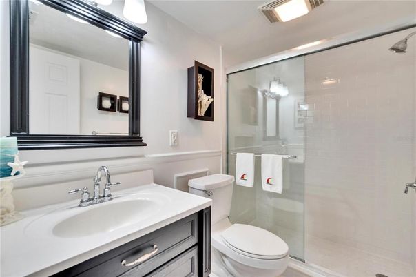 Bathroom, Glass Shower, Interior