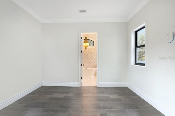 Bathroom, Empty room, Interior, Wood Texture Flooring