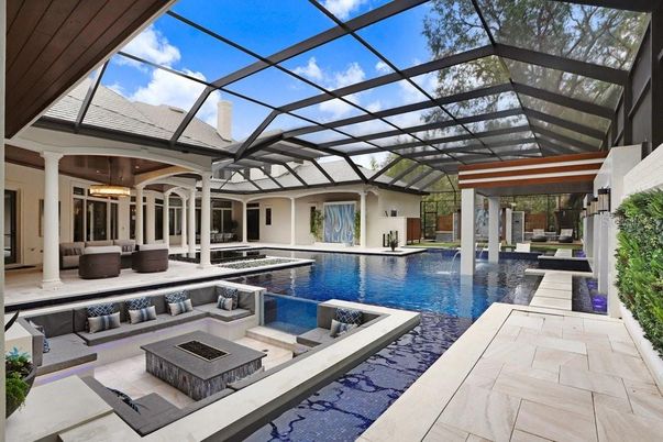 Glass Ceilings, Interior, Pool, Sun Room