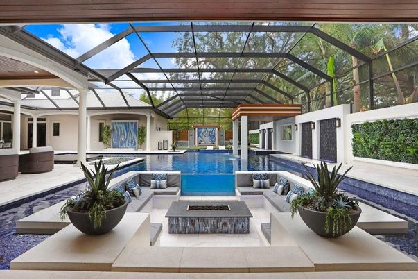Glass Ceilings, Interior, Pool, Sun Room