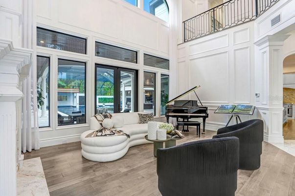 Interior, Living room, Piano, Wood Texture Flooring