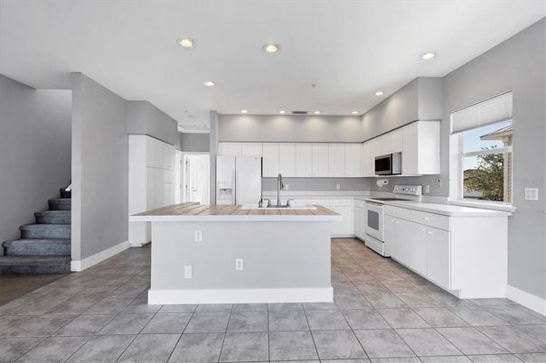 Interior, Kitchen, Recessed Lighting, Stainless Steel Appliances