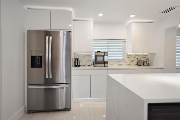 Interior, Kitchen, Recessed Lighting, Stainless Steel Appliances