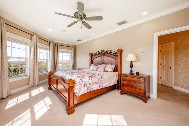 Bedroom, Interior, Recessed Lighting