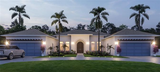Attached, Exterior, Facade, Modern