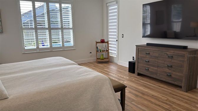Bedroom, Interior, Wood Texture Flooring