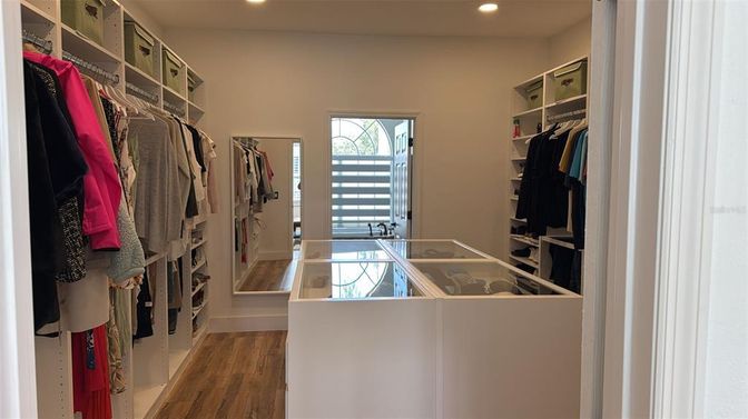 Interior, Recessed Lighting, Walk-in Closets, Wood Texture Flooring