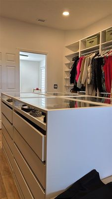 Interior, Recessed Lighting, Walk-in Closets, Wood Texture Flooring