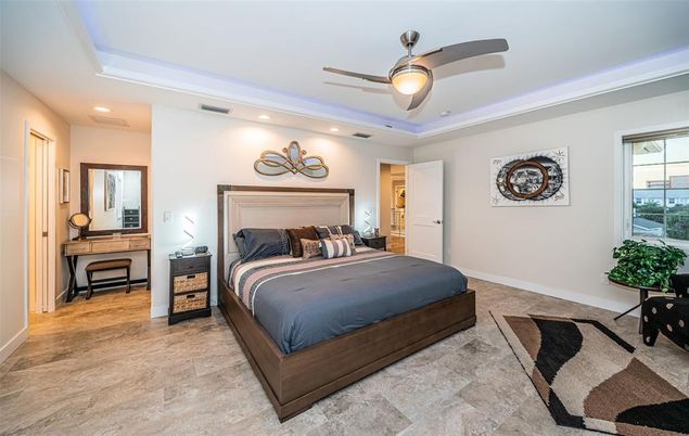 Bedroom, Interior, Recessed Lighting