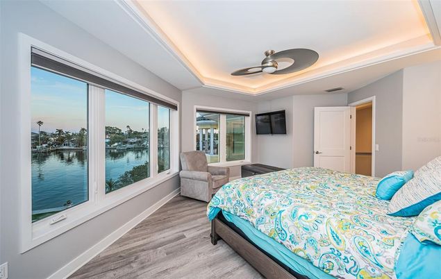 Bedroom, Interior, Water, Wood Texture Flooring