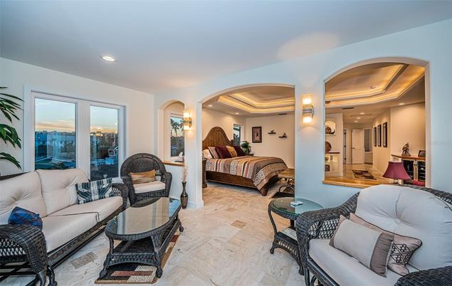 Bedroom, Interior, Recessed Lighting