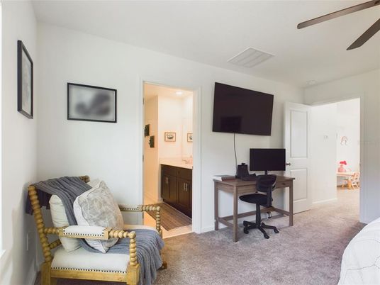 Bathroom, Home Office, Interior, Recessed Lighting