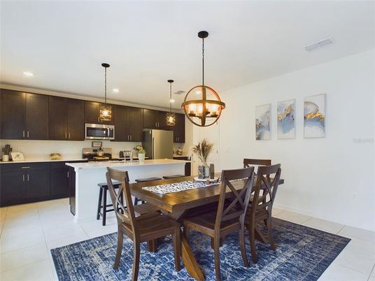 Chandelier, Dining room, Interior, Kitchen, Pendant Lights, Recessed Lighting