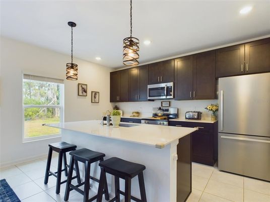 Interior, Kitchen, Pendant Lights, Recessed Lighting