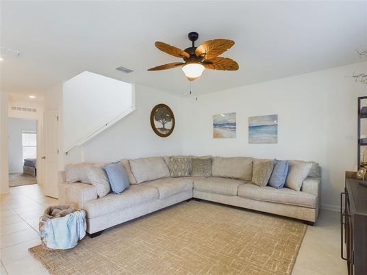 Interior, Living room, Recessed Lighting