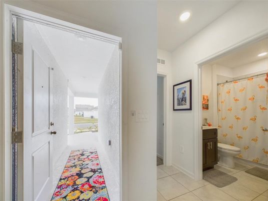 Bathroom, Interior, Recessed Lighting