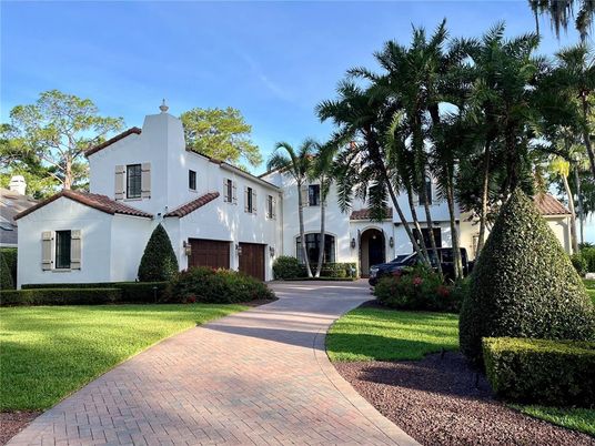 Attached, Backyard, Exterior, Facade, Spanish Mediterranean